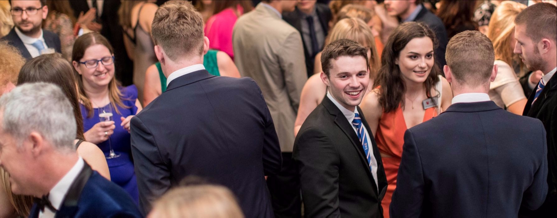 photo taken at Pride of Newcastle University awards showing students celebrating